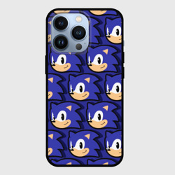 Чехол для iPhone 13 Pro Sonic pattern