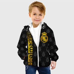 Детская куртка 3D Реал Мадрид gold золото - фото 2