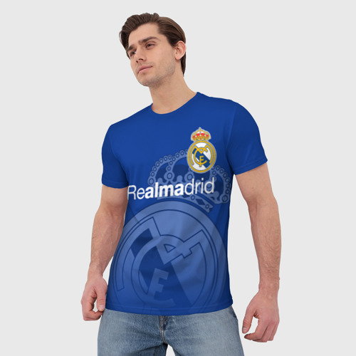 Мужская футболка 3D Real Madrid Реал Мадрид, цвет 3D печать - фото 3