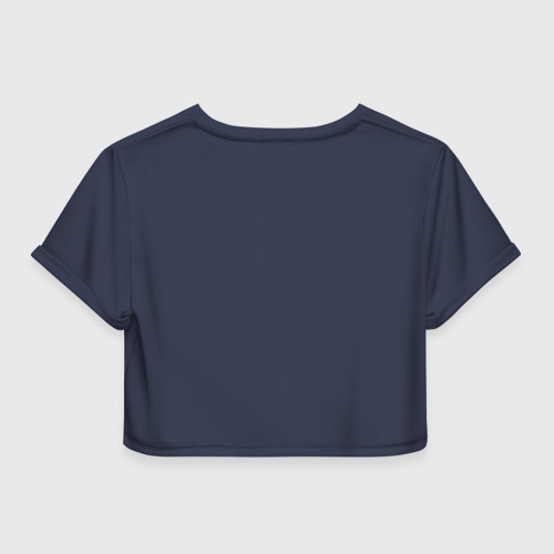 Женская футболка Crop-top 3D Hades, цвет 3D печать - фото 2