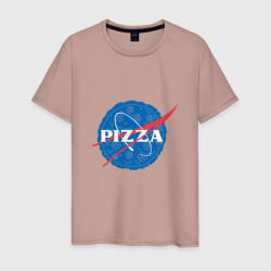 Мужская футболка хлопок NASA Pizza