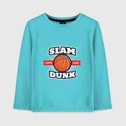 Детский лонгслив хлопок Slam dunk