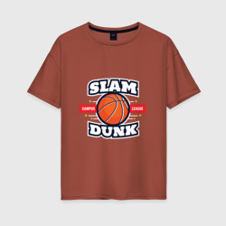 Женская футболка хлопок Oversize Slam dunk