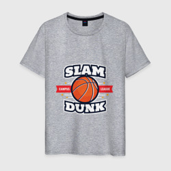 Мужская футболка хлопок Slam dunk