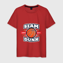 Мужская футболка хлопок Slam dunk