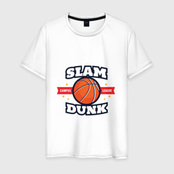 Мужская футболка хлопок Slam dunk