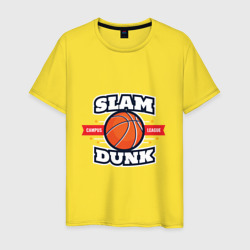 Мужская футболка хлопок Slam dunk