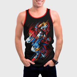 Мужская майка 3D Sonics team - фото 2