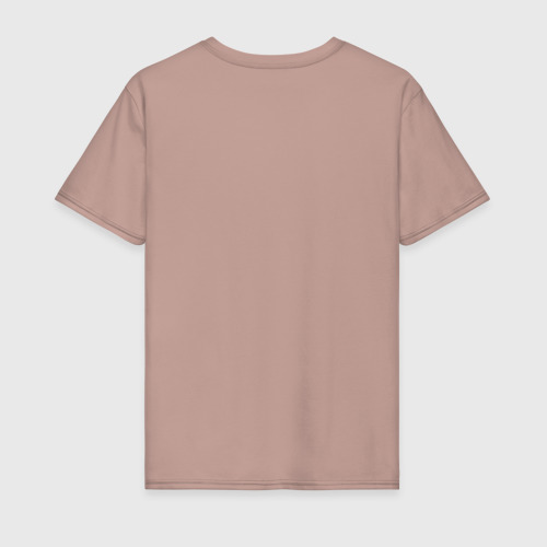 Мужская футболка хлопок 1977 год рождения, цвет пыльно-розовый - фото 2