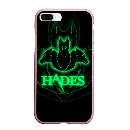 Чехол для iPhone 7/8 Plus матовый с принтом Hades three-headed wolf, вид спереди №1