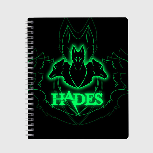 Тетрадь Hades three-headed wolf, цвет крупная клетка