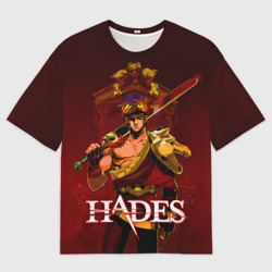 Женская футболка oversize 3D Zagreus Hades