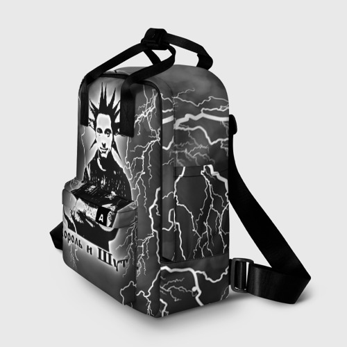 Женский рюкзак 3D с принтом КОРОЛЬ И ШУТ - ГОРШОК, фото на моделе #1