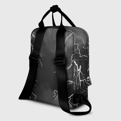 Женский рюкзак 3D с принтом КОРОЛЬ И ШУТ - ГОРШОК, вид сзади #1