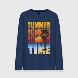 Мужской лонгслив хлопок Summer time