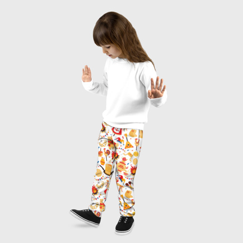 Детские брюки 3D Славянская символика, цвет 3D печать - фото 3