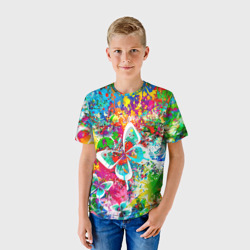 Детская футболка 3D Яркие краски - фото 2