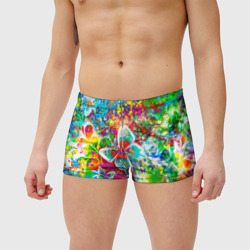 Мужские купальные плавки 3D Яркие краски - фото 2