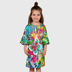 Детское платье 3D Яркие краски - фото 2