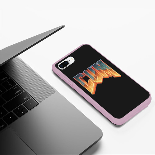 Чехол для iPhone 7Plus/8 Plus матовый с принтом Doom Gachi Remix, фото #5