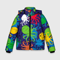 Зимняя куртка для мальчиков 3D Осьминоги