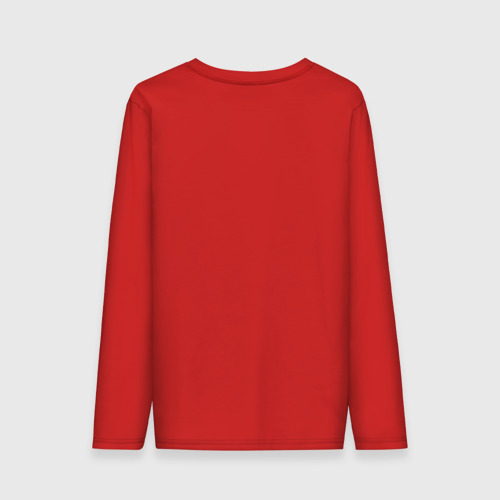 Мужской лонгслив хлопок Наука Science Вязаный свитер, цвет красный - фото 2