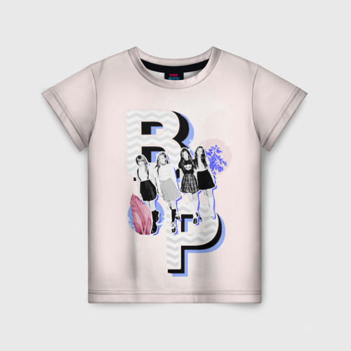 Детская футболка 3D с принтом BP Style, вид спереди #2