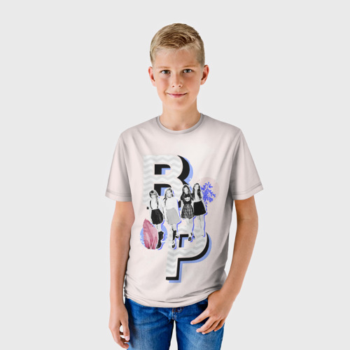 Детская футболка 3D с принтом BP Style, фото на моделе #1
