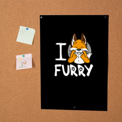Постер I love furry - фото 2