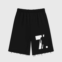 Женские шорты oversize футер хлопок Криштиану Роналду 7