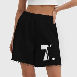 Женские шорты oversize футер хлопок Криштиану Роналду 7 - фото 2