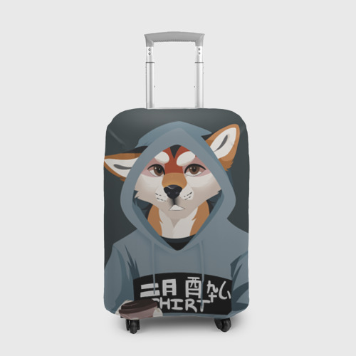 Чехол для чемодана 3D Furry fox, цвет 3D печать