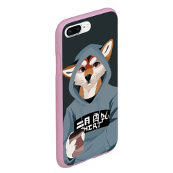 Чехол для iPhone 7Plus/8 Plus матовый Furry fox - фото 2