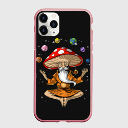 Чехол для iPhone 11 Pro Max матовый Космический Гриб Волшебник