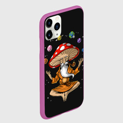 Чехол для iPhone 11 Pro матовый Космический Гриб Волшебник - фото 2