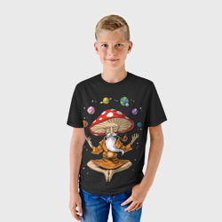 Детская футболка 3D Космический Гриб Волшебник - фото 2