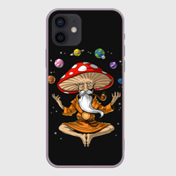 Чехол для iPhone 12 Mini Космический Гриб Волшебник
