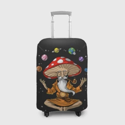 Чехол для чемодана 3D Космический Гриб Волшебник