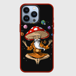Чехол для iPhone 13 Pro Космический Гриб Волшебник