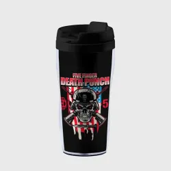 Термокружка-непроливайка 5FDP Five Finger Death Punch