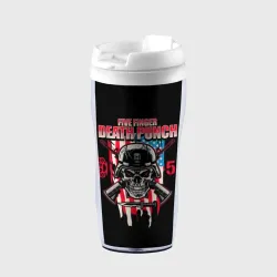 Термокружка-непроливайка 5FDP Five Finger Death Punch