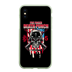 Чехол для iPhone XS Max матовый 5FDP Five Finger Death Punch