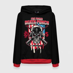 Женская толстовка 3D 5FDP Five Finger Death Punch