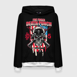 Женская толстовка 3D 5FDP Five Finger Death Punch