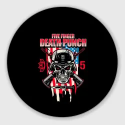 Круглый коврик для мышки 5FDP Five Finger Death Punch