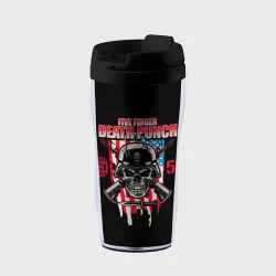 Термокружка-непроливайка 5FDP Five Finger Death Punch