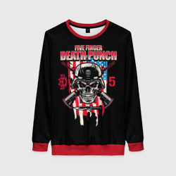 Женский свитшот 3D 5FDP Five Finger Death Punch