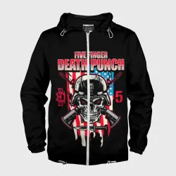 Мужская ветровка 3D 5FDP Five Finger Death Punch