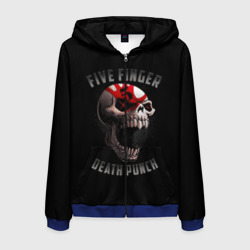 Мужская толстовка 3D на молнии Five Finger Death Punch 5FDP