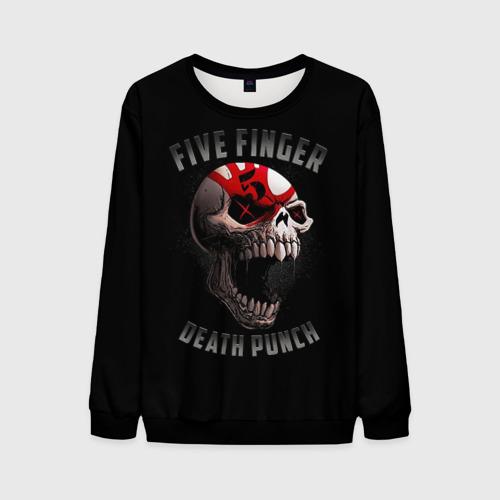 Мужской свитшот 3D Five Finger Death Punch 5FDP, цвет черный